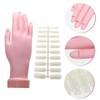 PACKOVE 1Pc Silicone Fake Hand Model for Manicure Training Flexible