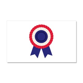 CafePress Memorial Day Ribbon Car Magnet 20 X 12 Car Magnet, 20"x 12" Magnetic Door Display