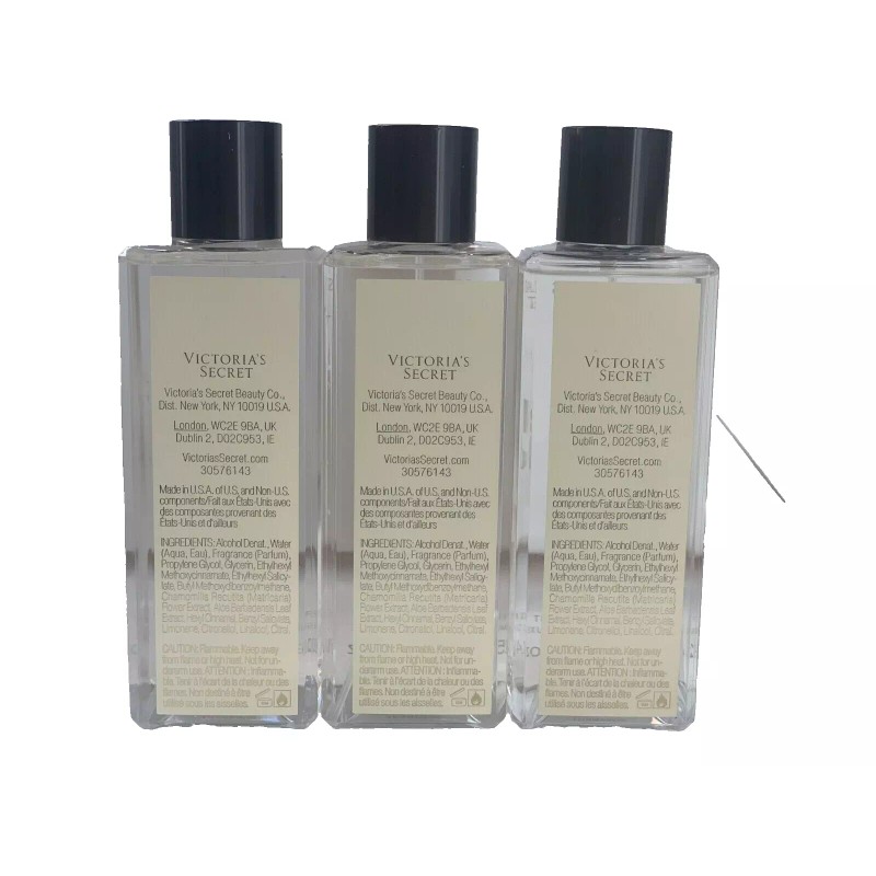 Victoria's Secret Lot of 3 Fragrance Perfume Mist 8.4 Fl
