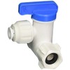 3/8" Angle Stop Adapter Ball Valve with 1/4" Quick Connect
