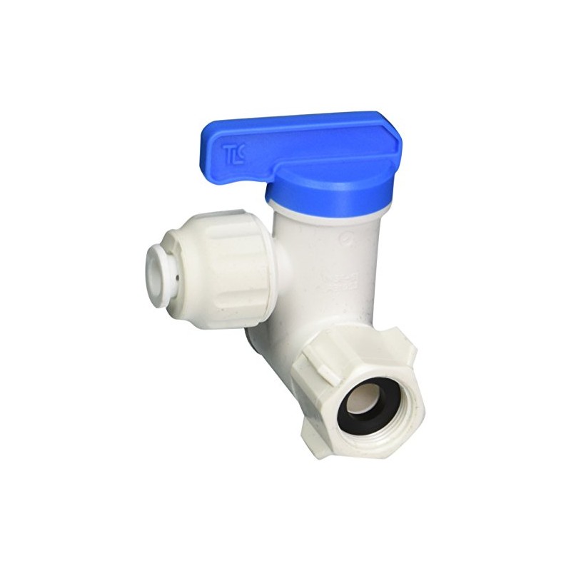 3/8" Angle Stop Adapter Ball Valve with 1/4" Quick Connect