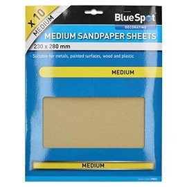 10pc Assorted Sandpaper Sanding Sheets for Metal Wood Plastic Medium 100 Grit