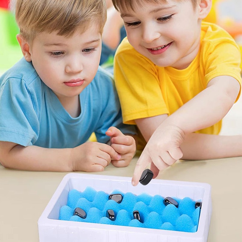 Kids Magnet Chess Toy Improve Creativity Logic Thinking Magnetic Stone