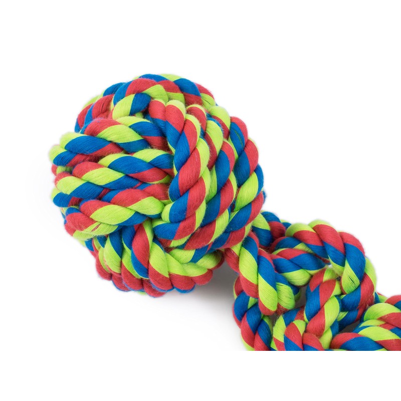 Petface Toyz Rope Ball Tugger Dog Toy