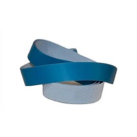 2X72 Blue Micron Polishing Sanding Belts with Cushioned Ultra Flexible Mylar Backing Ultra Fine Grit Belts (800 Grit - 25 Micron)