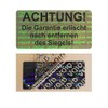 Hologram Void Security Labels "Achtung!" on a Roll 30 x