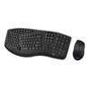 Adesso WKB-1600CB TruForm Media Wireless Ergonomic Keyboard & Optical Mouse