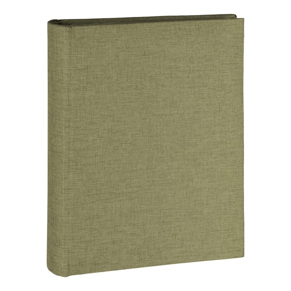 Linen Photo Album for 6x4 Photos - Sturdy & Long Lasting Photobook with 200 Easy to Use Slip in Picture Pockets | Book Bound Fotoalbum with Extra Space for Notes | Gift Idea for Family & Friends