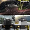 SIEDiNLAR 4x4 Post Caps Black 6 Pack, Fence Post Covers