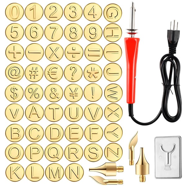 Wood Burning Tip Set, 26 Letters Wood Burning Tip Kit,