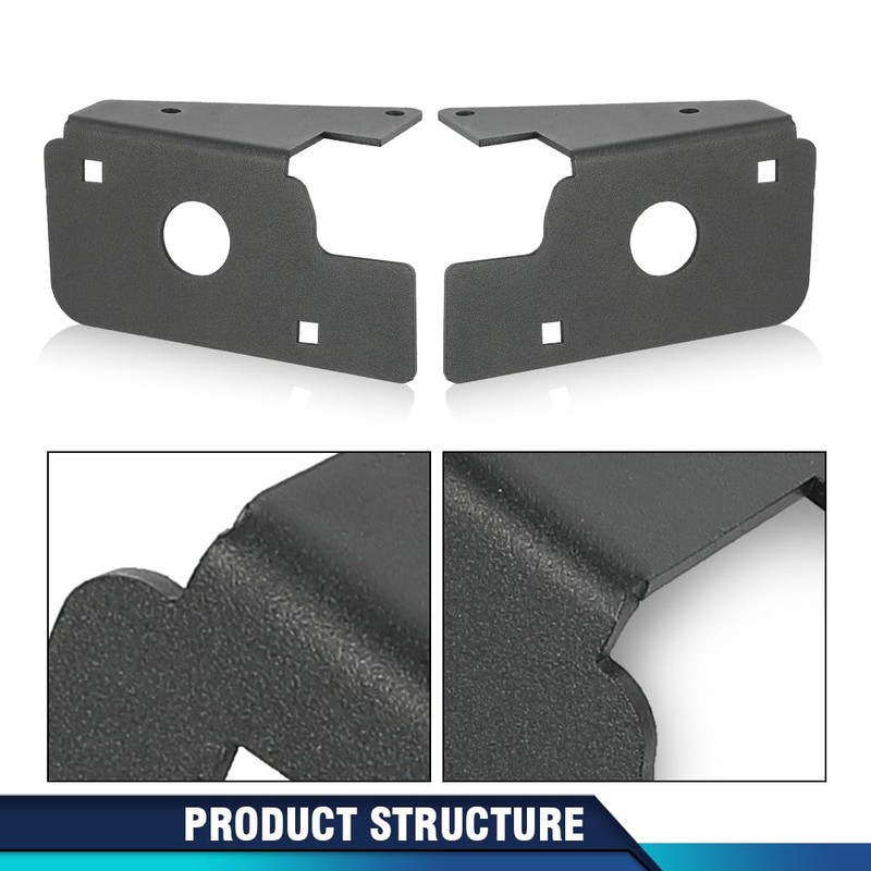 PIT66 LED Fog Light Mounting Bracket Compatible with Chevy Silverado