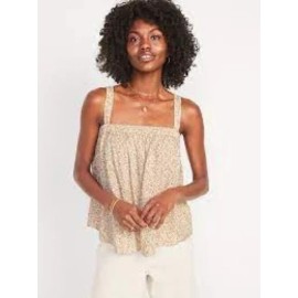 Old Navy NWT Old Navy Tie Back Floral Cami Swing Top Cottage Boho Peasant Ditzy Womens M