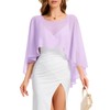 Bbonlinedress Chiffon Capes Women's Summer Soft Capelets Lightweight Cloths Wraps