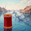 Red 100Yard 200D UV Big Fly Thread Premium Strong Durable