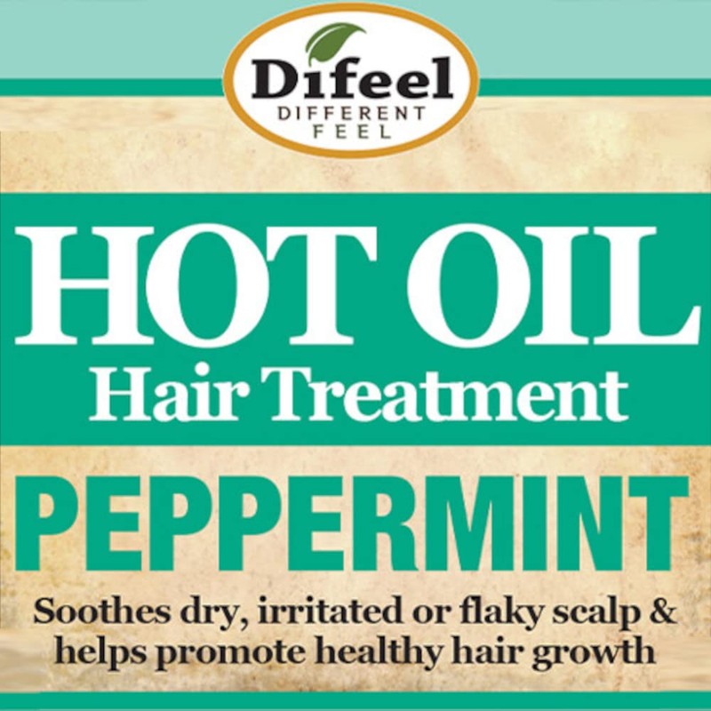 Difeel Peppermint Hot Oil Treatment for Dry, Irritated or Flaky