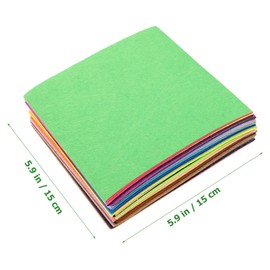 DOITOOL 40PCS Colorful DIY Felt Sheets for Crafts Non-Woven Fabric for Sewing Patchwork and Art Projects for Boys and Girls and Adults