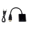 APICH Adaptador HDMI a VGA con Audio Aux 3.5mm, Convertidor