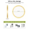 hepside 1PACK Flush Mount LED Ceiling Light Fixture Golden, 12Inch