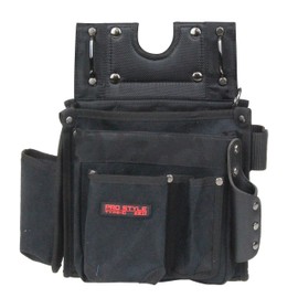 SK11 Pro Style SPS-TC-16 Carpenter Outer Sewing Nail Bag, Suede Style, Black Camo, Width 13.0 x Height 12.6 x Depth 5.5 inches (330 x 320 x 140 mm)