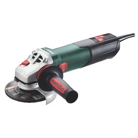 Metabo 4-1/2-Inch / 5-Inch Angle Grinder, 11,000 RPM, 12 Amp, AC/DC, Lock-on Slide Switch, Safety Clutch, M-Quick Wheel Change, Made in Germany, W 13-125 Quick, 603627420, Green