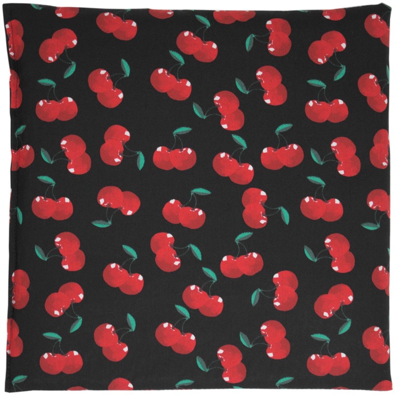 Rapeseed Cushion 24 x 24 cm Cherry Black