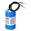 PATIKIL 4uf CBB60 Run Capacitor,1Pcs AC 450V 2 Wires 50/60Hz