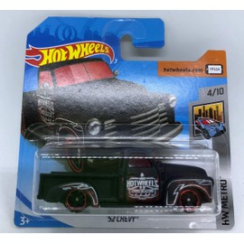 Hot Wheels 2018 '52 Chevy Matt Black 4/10 HW Metro 327/365 (Short Card)