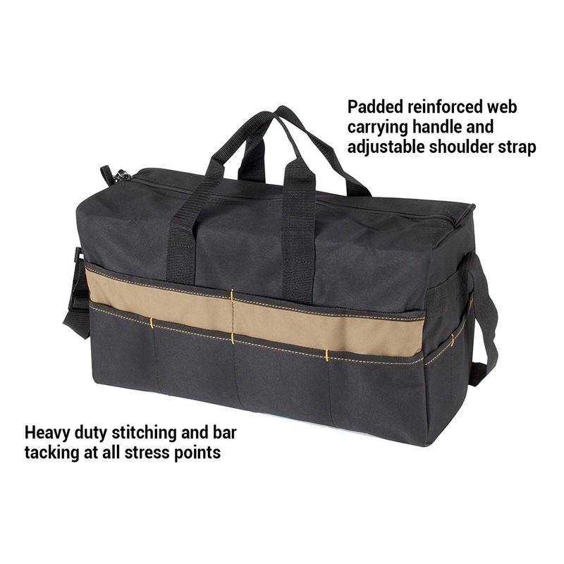 CLC Custom Leathercraft 1113 XL Tote Bag, 17-Pocket