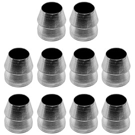 Safety Round Handle Wedges, 10 Pcs Steel Hammer Handle Splitting Wedge Set, Conical Handle Wedges for Axe Claw Hammer Sledge (12mm)