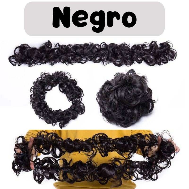 Extension De Cabello Banda Elástica Para Chongo Coleta 1pz banda