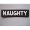 Naughty (Large) Package of 2 Julius-K9 Labels for K-9 Harnesses