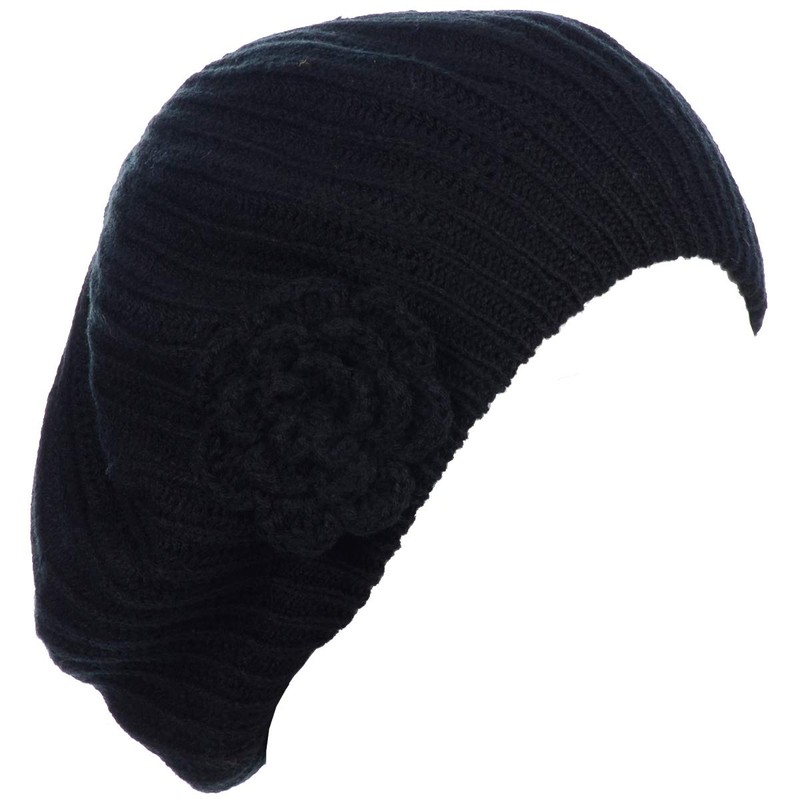 BYOS - Gorro de punto de ganchillo para mujer, 2-pack