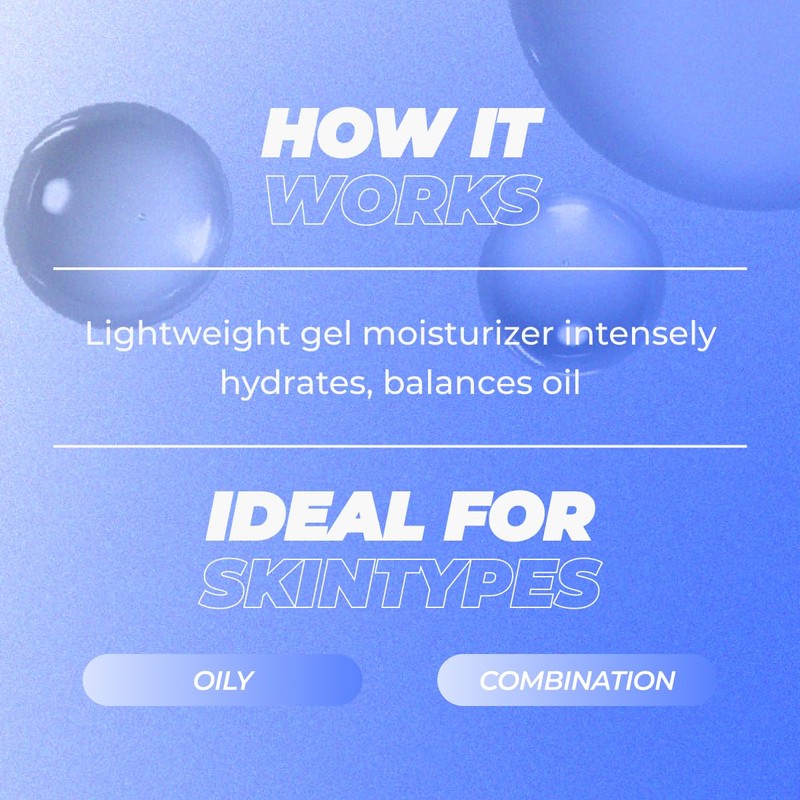 Vitamasques Ultra Hydrate Gel Cream - Lightweight Balance, Hydrating &