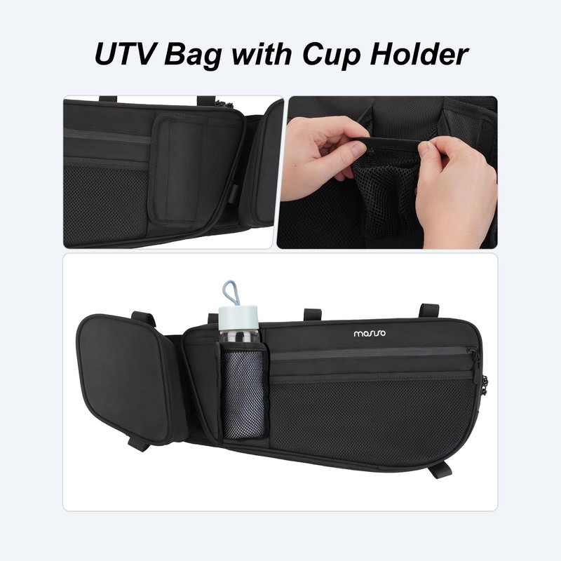 MOSISO 2 Pack X3 Door Bags Compatible with Can Am