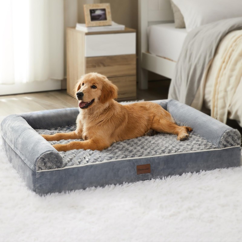BFPETHOME Dog Beds for Large Dogs, Orthopedic Dog Bed for