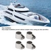 4Pcs Jaw Slide 316 Stainless Steel Sturdy Marine Mounting Handware