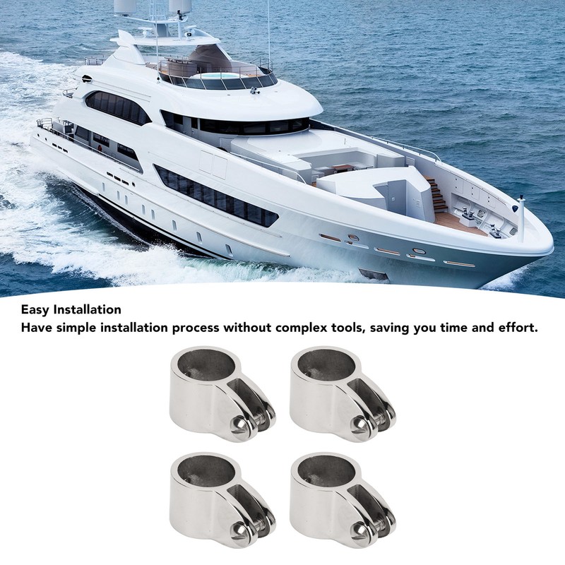4Pcs Jaw Slide 316 Stainless Steel Sturdy Marine Mounting Handware