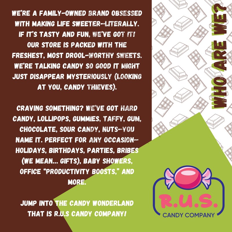 RUS Candy Company Chocolate Filled Mint Hard Candy – About