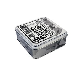 Ernie Ball Cuerdas de Guitarra Eléctrica Silver Slinky Nickel Wound de John Mayer Lata Paquete de 3 10.5-47 Calibre