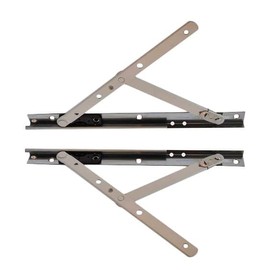 ACME Window Hardware 10" Two bar Hinges for Replacement of Casement Window Parts, one Pair