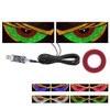 PUNKZZ 1 par de Luces LED de Ojos de Diablo