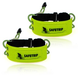 TokTech Hem Stopper Band, Reflective Band, Set of 2, Arm Band, Hem Band, Sock Band, Running, Reflector, Bicycle, Reflector, Fluorescent Band, 5.9 - 13.0 inches (15 - 33 cm), Adjustable, Elastic