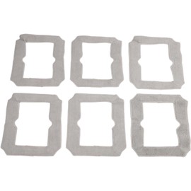 Juego de 6 almohadillas para trapeador Liectroux YW509 Robot Aspirador, fundas de microfibra lavables para limpieza profunda y esquinas