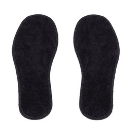 LAMBAA Summer Black Terry Insoles 1 Pair 6 Women