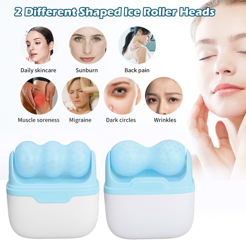 Ice Face Roller Portable Muscle Soreness Migraine Relief 2 in
