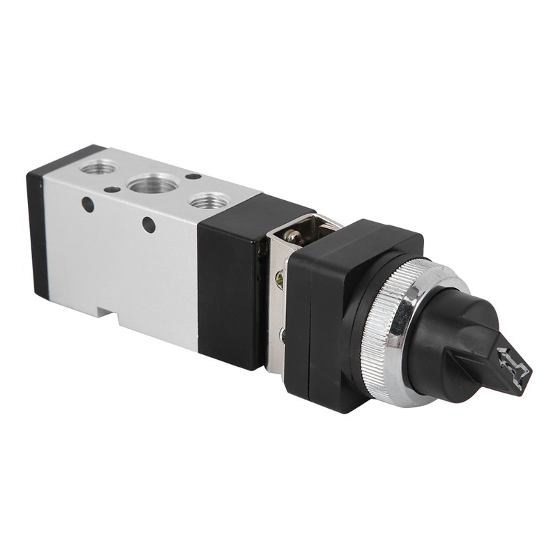 MSV86522-TB 2-Position 5-Way Mechanical Button Valve Switch Valve for Pneumatic