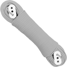 “The Strongest” Steel Washing Line by Smith‘s® (Grey, Size 30m/100ft) | Super Strong, Lifelong, Heavy-Duty Outdoor & Indoor Clothesline | Rot, Mould & Weather Resistant | Lifelong Guarantee!