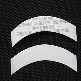 PRATYAHARA 108 Pieces/Lot No Shine Wig Double-Sided Tape Hair Glue Extension Tape Strips Waterproof for Toupe/Lace Wigs Film CC