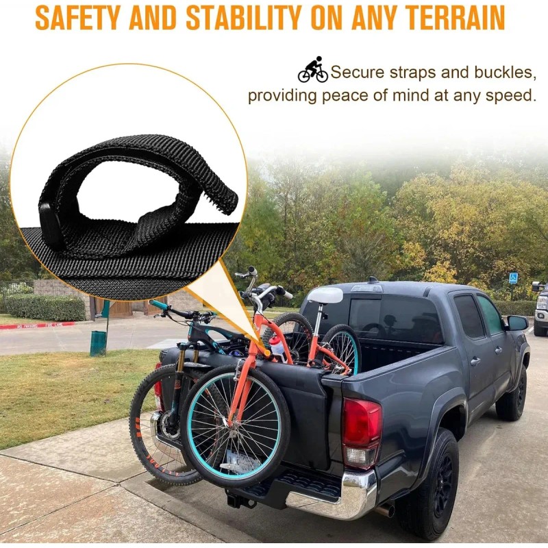 Livestar® Portabicicletas Pickup, Protectores Para 5 Bicicletas