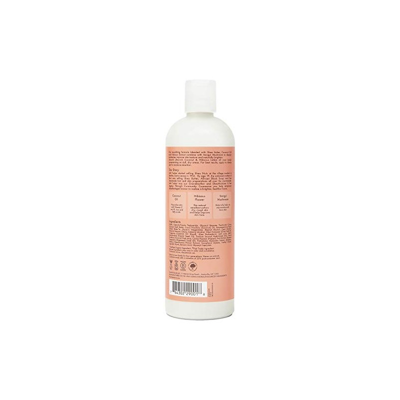 SheaMoisture Coconut & hibiscus body lotion moisturizer, 13 Fluid Ounce